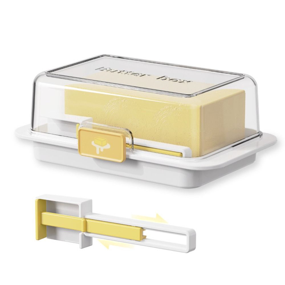 Kitchen Baking Storage Containers - Butter-Aufbewahrungsbox mit Klarem Deckel Staubdicht Wiederverwendbarer
