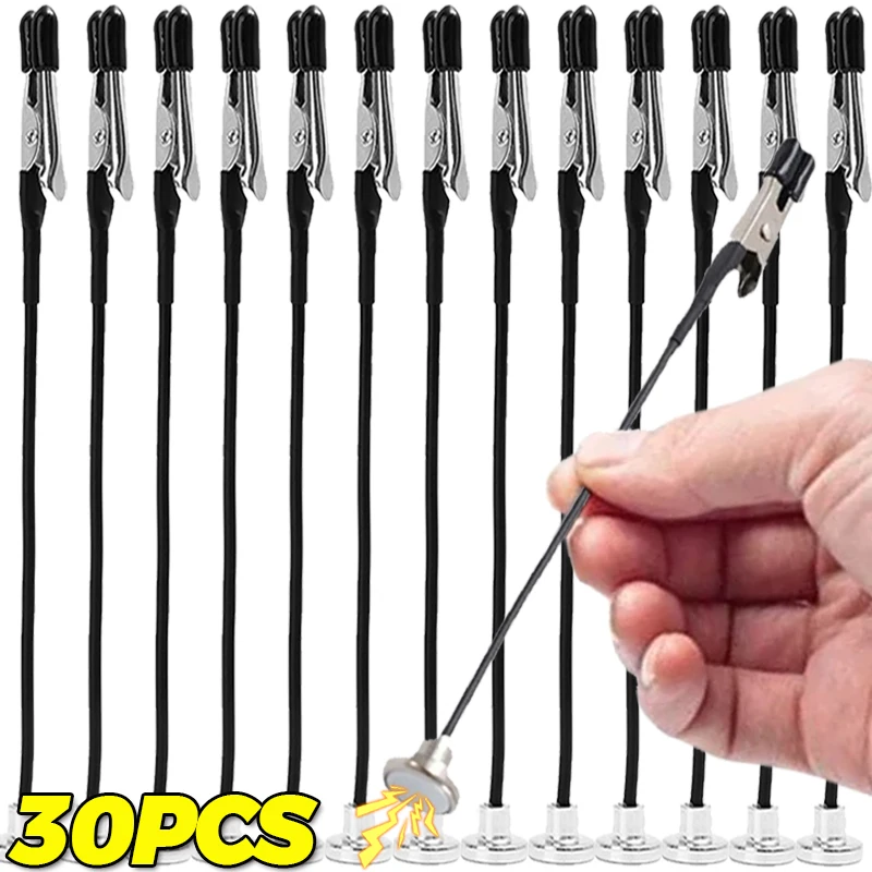 Kitchen Quiz - 5-30 Stück Magnetische Flexible Krokodilklemmen für