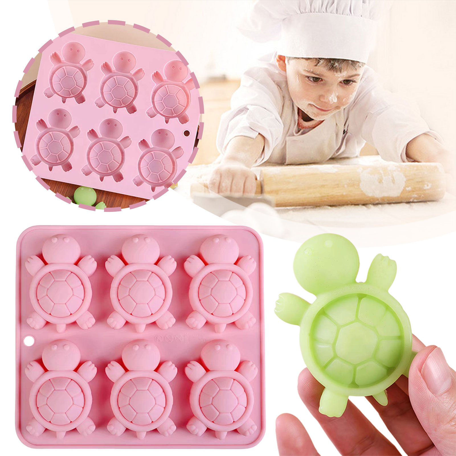 Kitchen Appliances For Baking - Schildkröten Eisschale 3d Schildkröten Meeresschildkröten Silikonform