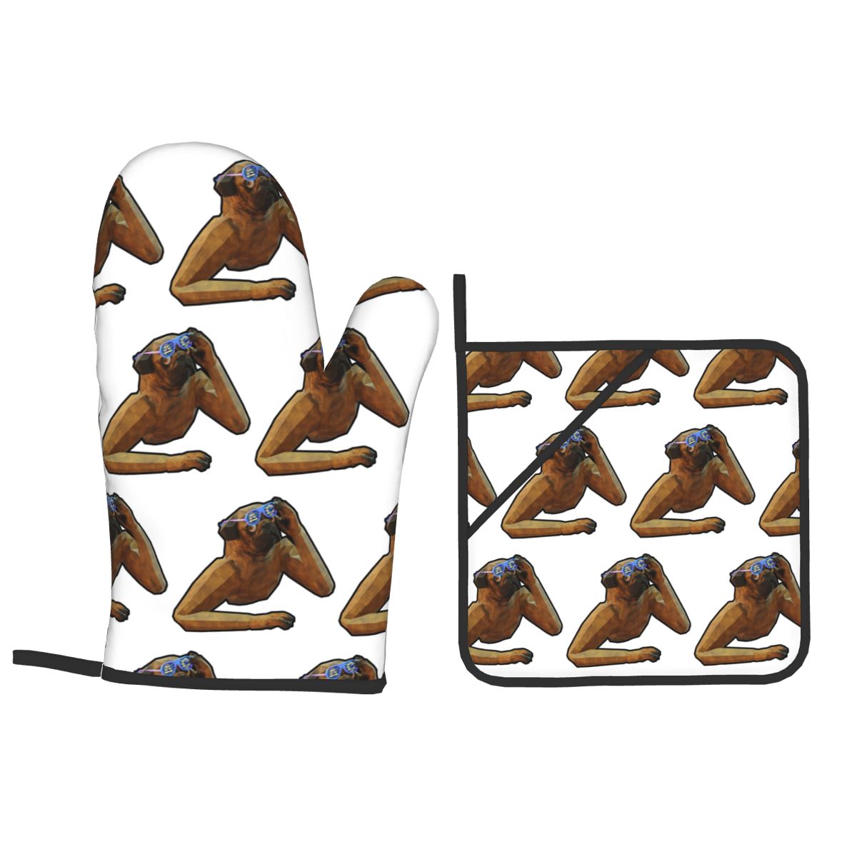 Kitchen Baking Game - Animal Company VR Game Pug Ofenhandschuhe