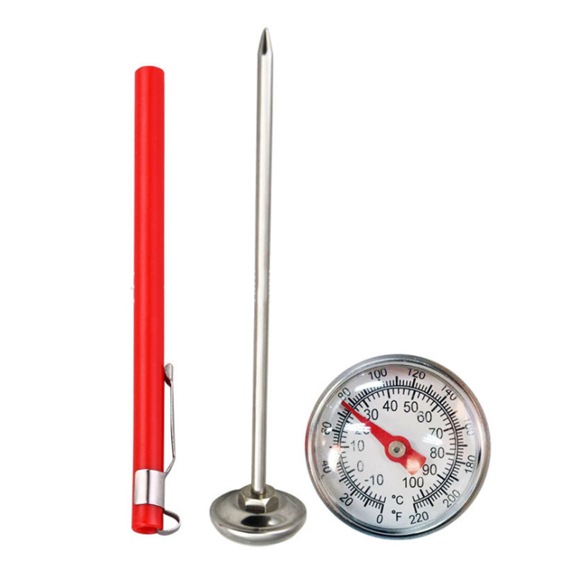 Kitchen Quiz - Edelstahl-Thermometer, Küchensonde, Lebensmittel, Tee, Wasser, Fleisch,