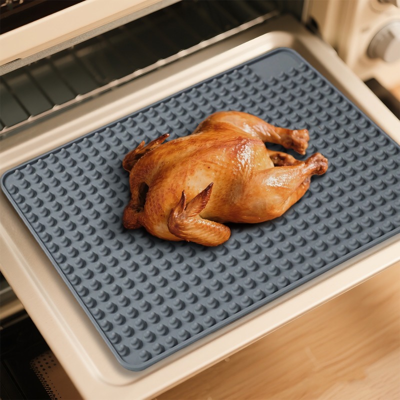 Kitchen Baking Oven - Hochtemperaturbeständige Mikrowellenschutzmatte, ölbeständige Ofenmatte, Küchen-Aufbewahrungs- und
