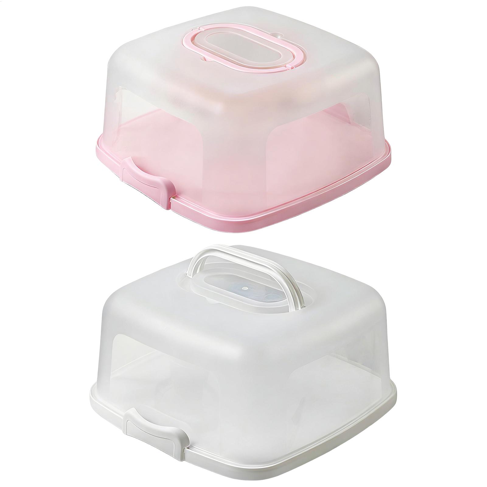 Kitchen Baking Storage Containers - 10 Zoll Reise-Kuchenbehälter mit Griff Wiederverwendbarer