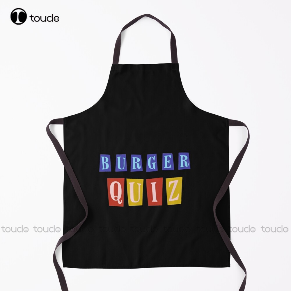 Kitchen Quiz - Burger Quiz Schürze Kellner Schürze, Personalisierte