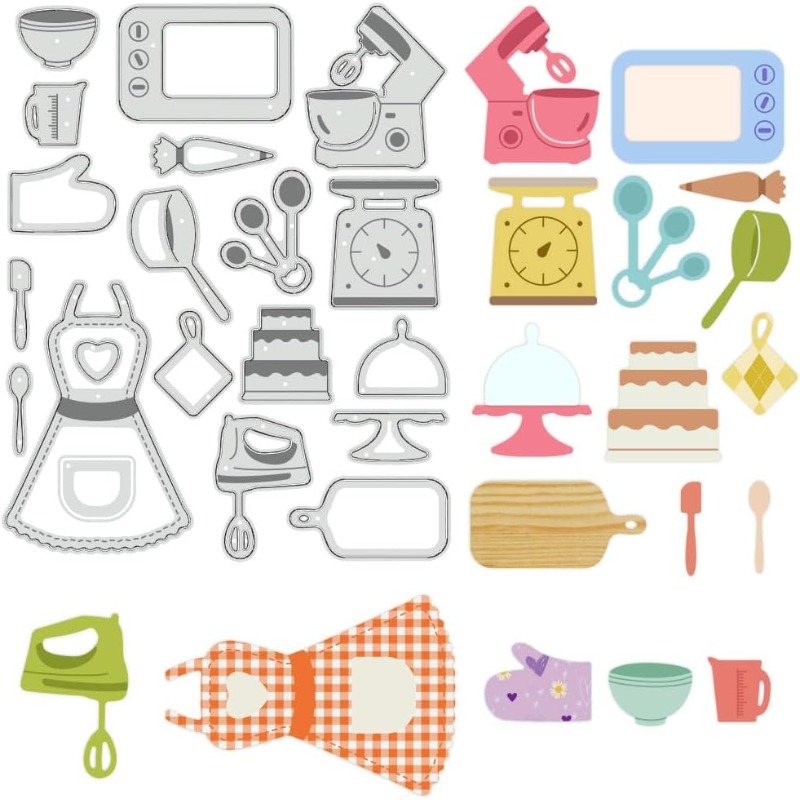 Kitchen Baking Gloves - 1 Stück Backwerkzeuge Stanzformen Küchenutensilien Schablonen