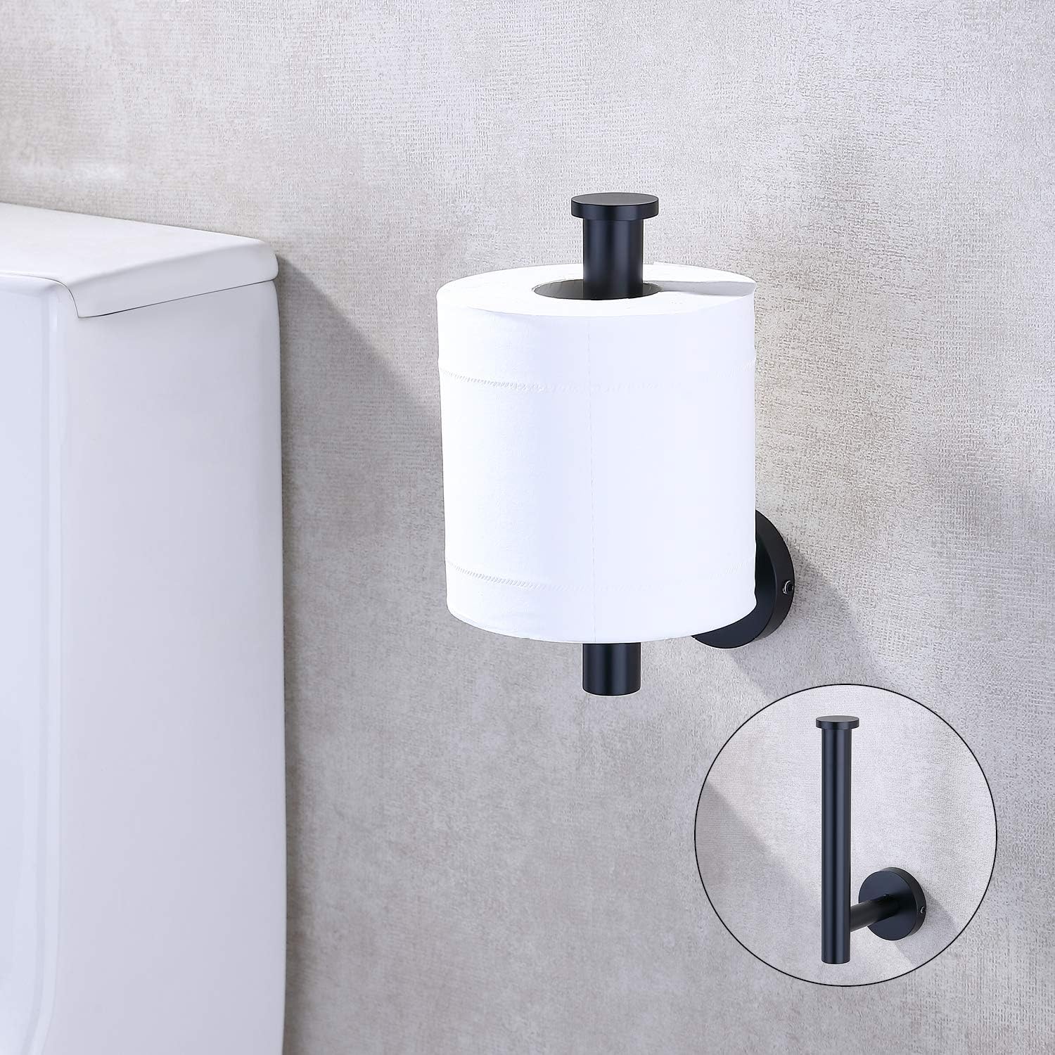 Kitchen Baking Paper Holder - Edelstahl Toilettenpapierhalter, Runder TP-Halter, Stilvoller Toilettenpapierhalter