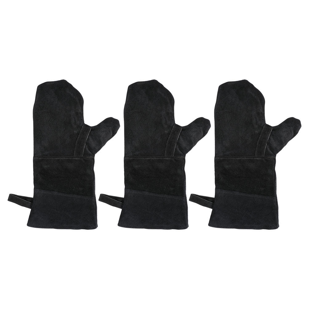 3 Stück hitzebeständige schwar – Kitchen Baking Gloves Bewertung und Preis