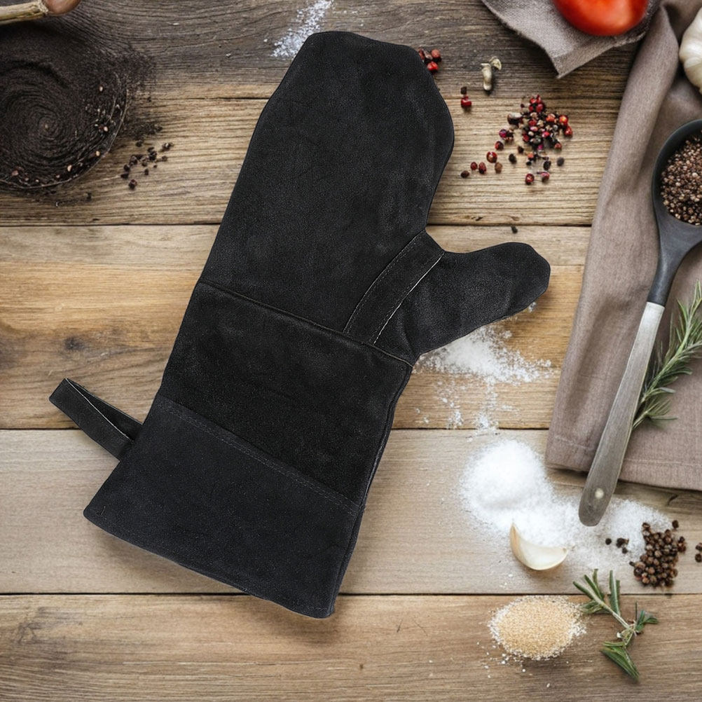 3 Stück hitzebeständige schwar – Kitchen Baking Gloves Bewertung und Preis