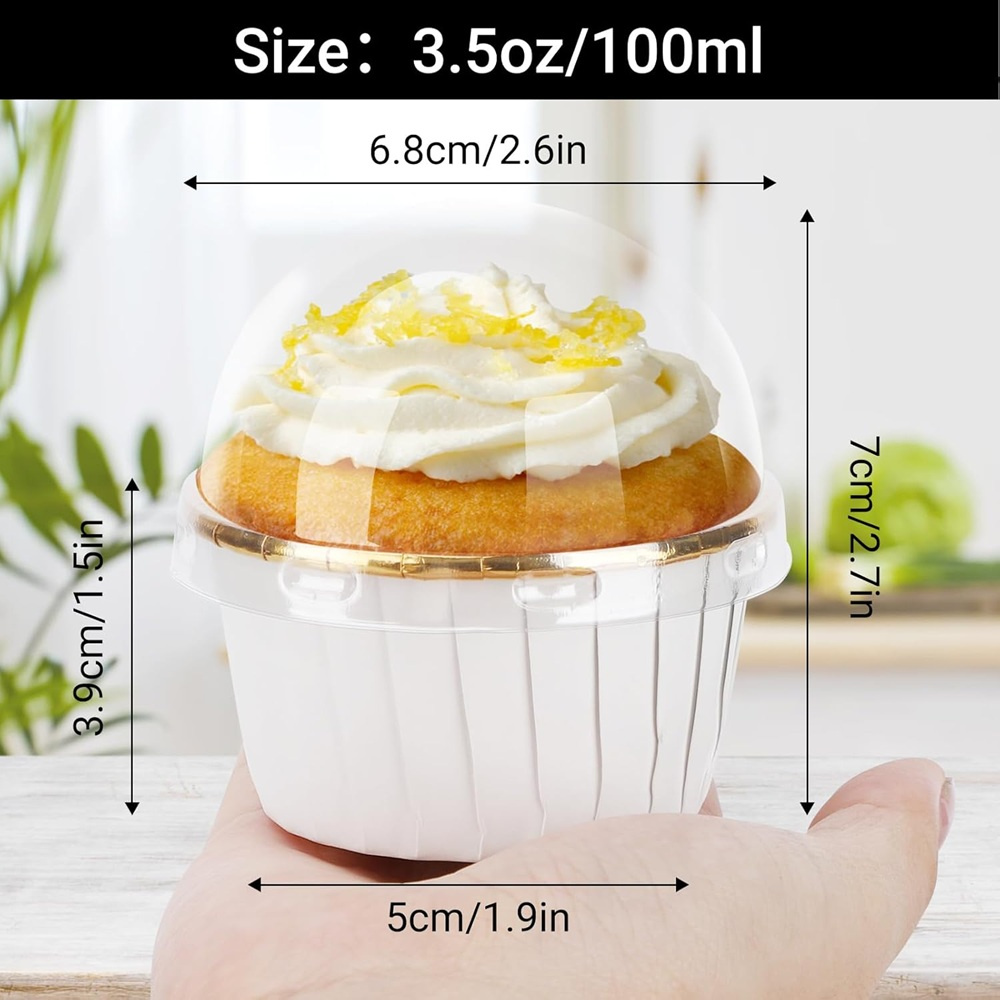 50 Stück Muffins Tasse Papier  – Kitchen Baking Tools Bewertung und Preis