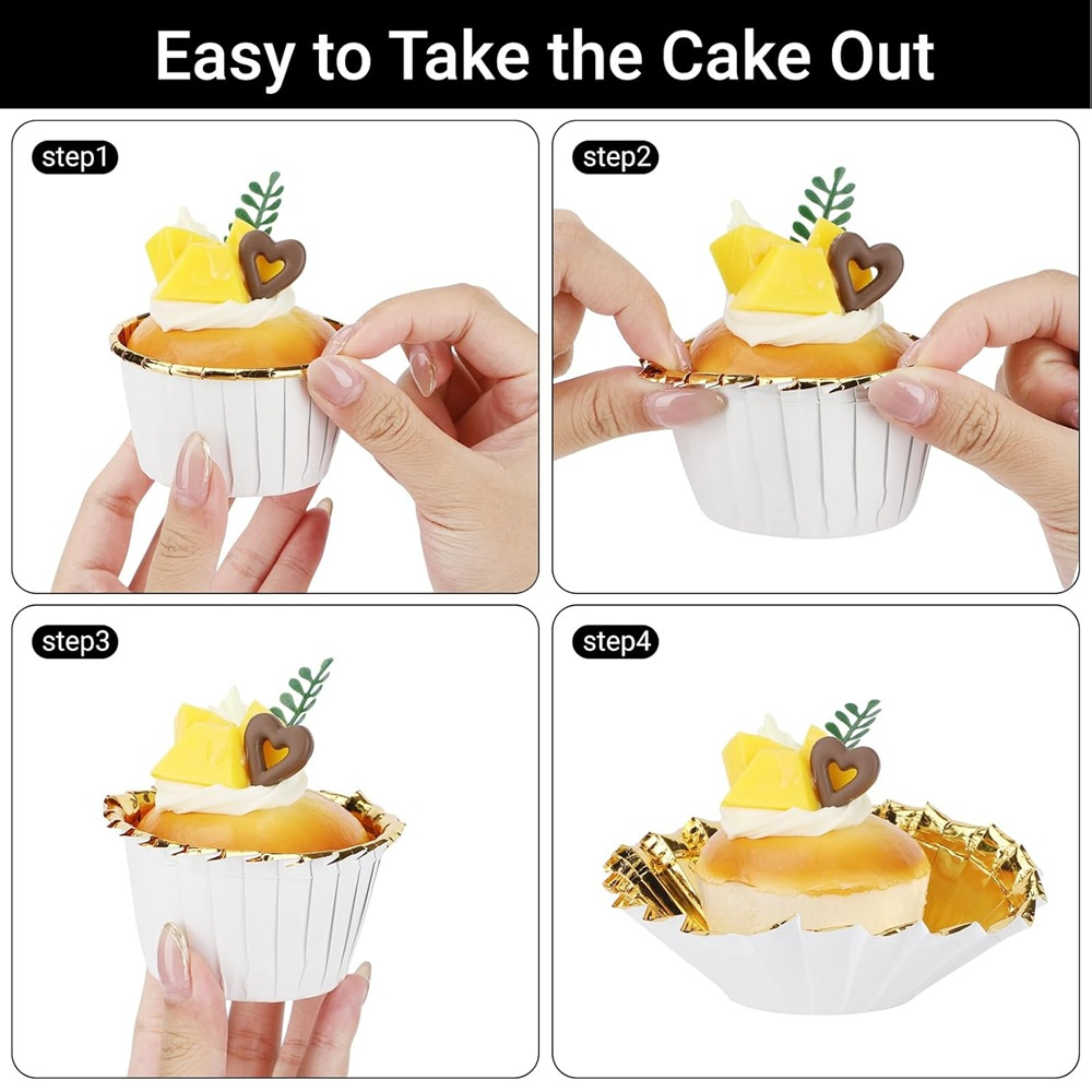 50 Stück Muffins Tasse Papier  – Kitchen Baking Tools Bewertung und Preis