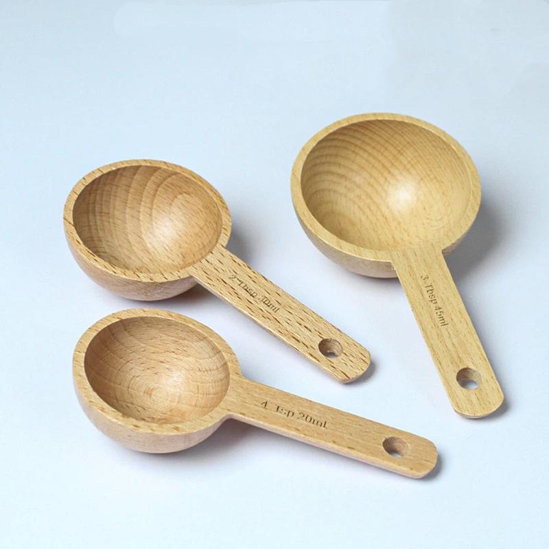Holz-Messlöffel 7,5-45ML Tragb – Kitchen Baking Gifts Bewertung und Preis