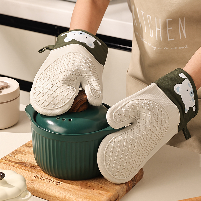 Silikon-Hitzeschutzhandschuhe, – Kitchen Baking Gloves Bewertung und Preis
