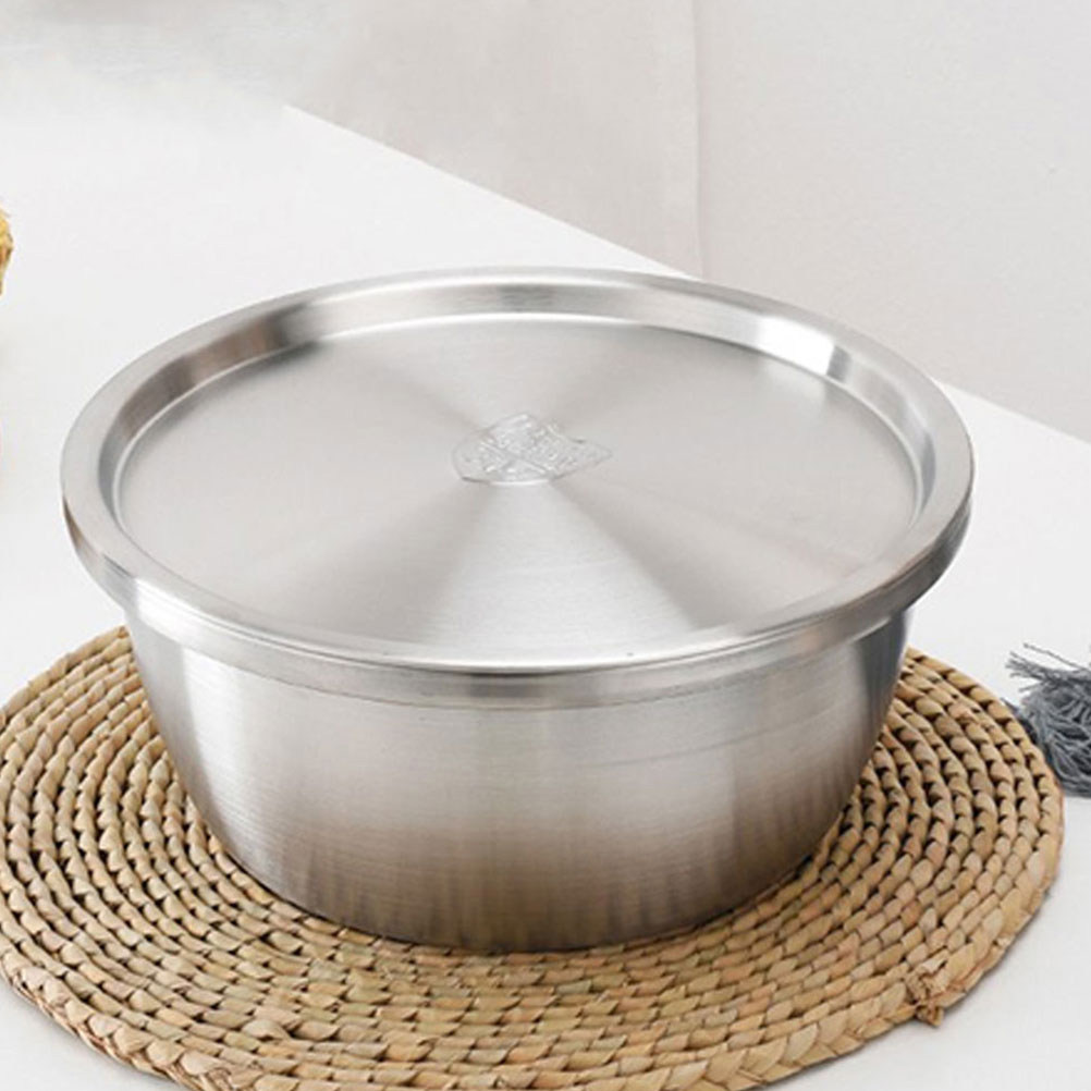 1 Set Edelstahl-Rührschüssel,  – Kitchen Baking Storage Containers Bewertung und Preis
