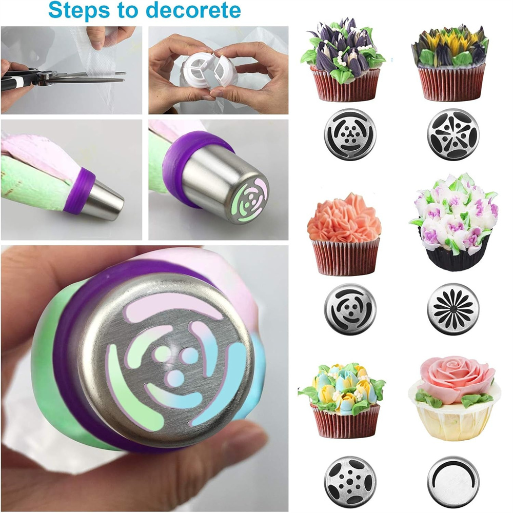 27 Russische Tulpen-Creme-Eise – Decorating Tip Set Bewertung und Preis