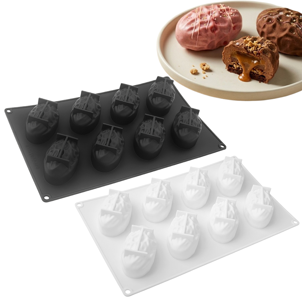 3- oder 8-fach Silikonform im  – Baking Kitchen Design Bewertung und Preis