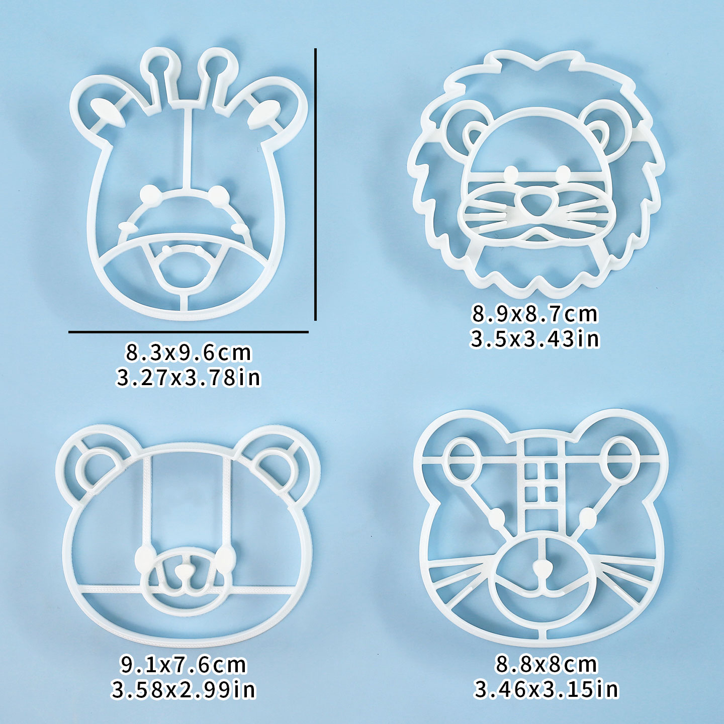 4-teiliges Tier-Plätzchenausst – Kitchen Appliances For Baking Bewertung und Preis
