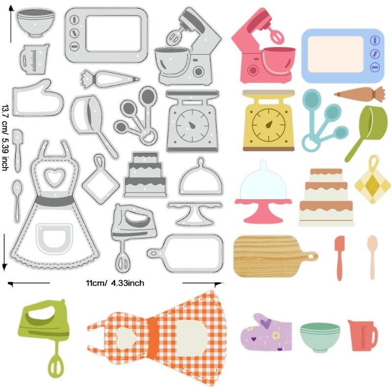1 Stück Backwerkzeuge Stanzfor – Kitchen Baking Gloves Bewertung und Preis