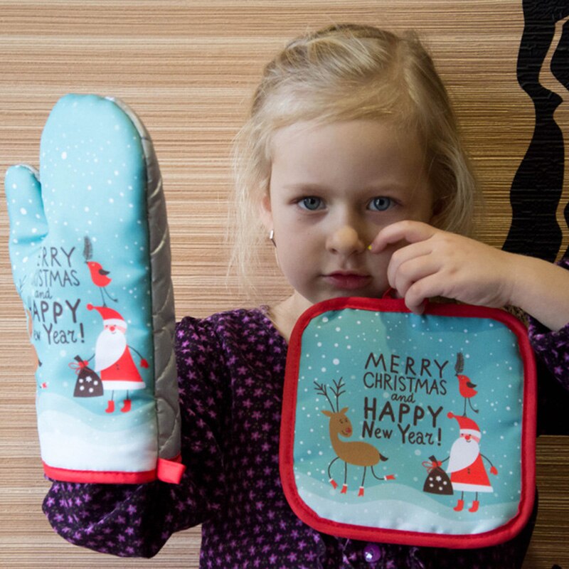 2 teile/satz Weihnachten Top f – Kitchen Baking Gloves Bewertung und Preis