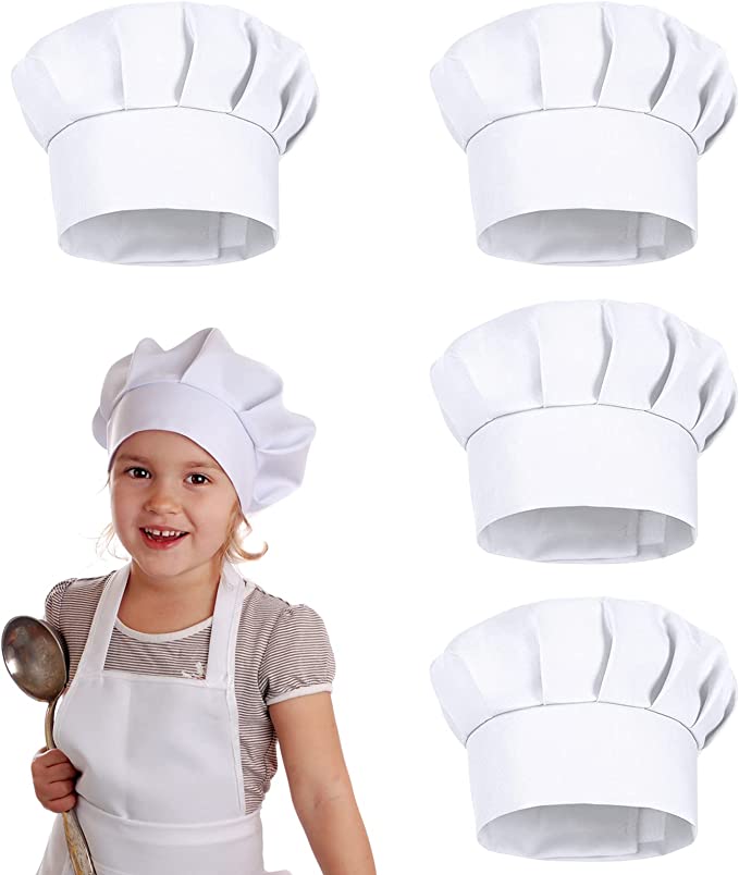 4er-Set Weiße Party-Kochmützen – Baking Kitchen Kids Bewertung und Preis