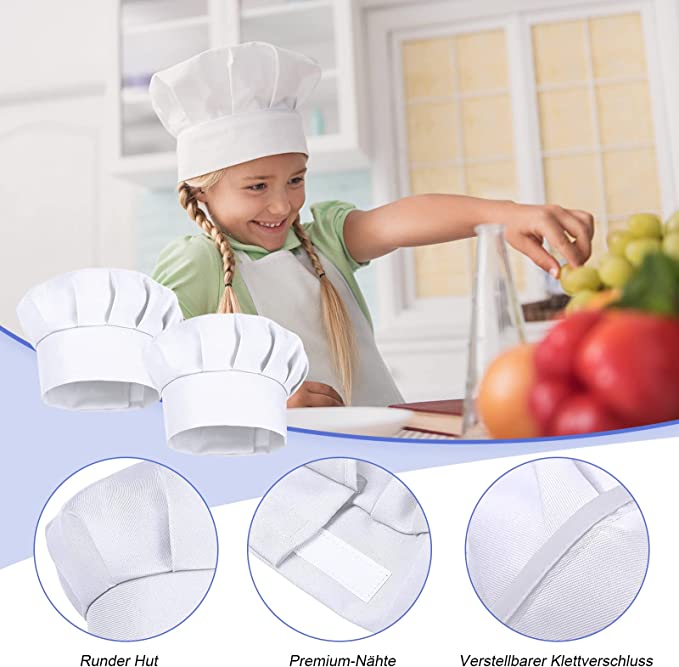 4 Stück 21cm Hohe Kinder-Kochm – Baking Kitchen Kids Bewertung und Preis